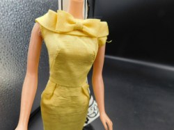 barbie yellow silk pak dress 2 b